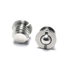 Stainless Steel Slotted Flanged Ball Plunger