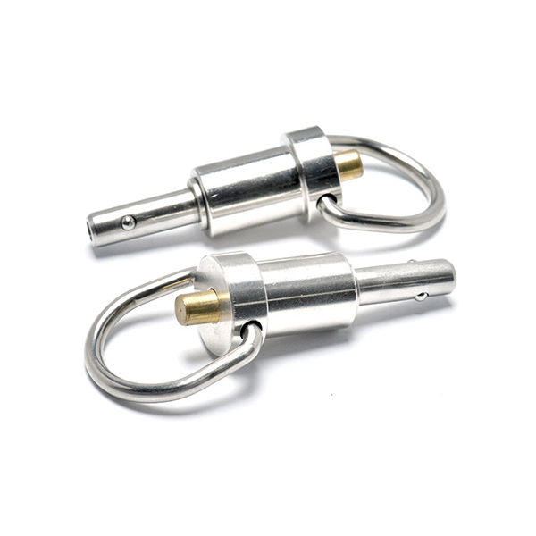 Stainless Steel 8mm Quick Release Ball Lock Pin - Usable Length 40mm, Security Button Lock